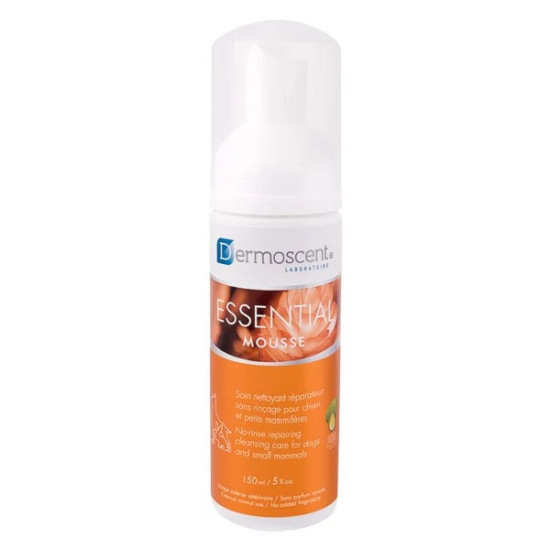 Dermoscent Essential Mousse – Spumă de Curățare fără Clătire pentru Câini – 150 ml